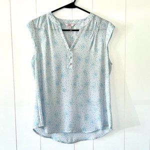 Candie's Pale Blue V-Neck Sleeveless Blouse - NWOT